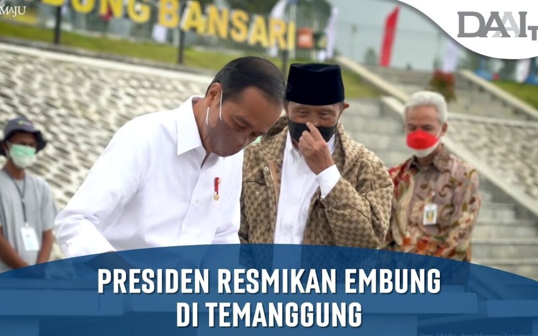 Presiden Resmikan Embung di Temanggung