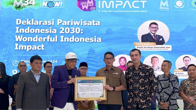 Lewat Deklarasi Wisata, Kemenparekraf Komitmen Kembangankan Pariwisata demi Capai SDGs 2030