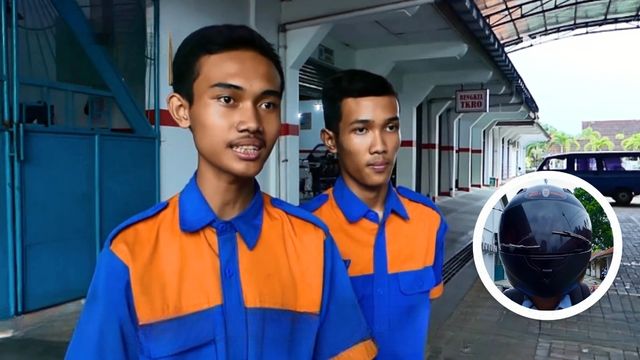 Inovasi Canggih! Siswa SMK di Purworejo Bikin Helm Antimaling Kekinian